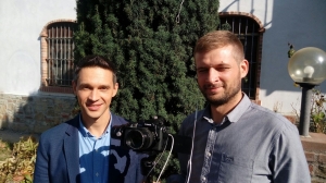 La tv russa alla Fiera Nazionale del Marrone