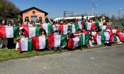 Il Lions Club di Cuneo consegna il Tricolore agli studenti 