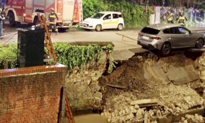 Maltempo, prime criticità nella Granda: a Saluzzo cede una sponda del rio Torto