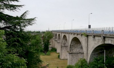 Il maltempo prolunga la chiusura del viadotto Soleri in uscita da Cuneo