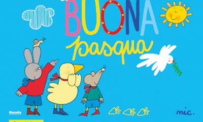 Negli uffici postali della Granda la cartolina dedicata alla Pasqua