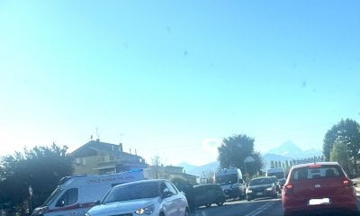 Incidente davanti alla Bottero, rallentamenti all’uscita da Cuneo