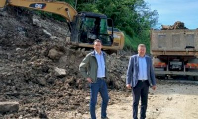 Frane a Cortemilia, ritorno alla normalità lungo la provinciale verso Serole 