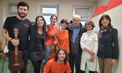 Uto Ughi in Pediatria a Savigliano con la “Fabbrica dei Suoni”