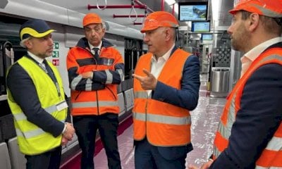 L’assessore Lucente in visita allo stabilimento Alstom di Savigliano