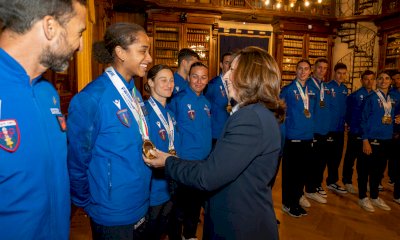 Sara Curtis premiata dal Capo di Stato Maggiore dell'Esercito dopo gli Assoluti di Riccione