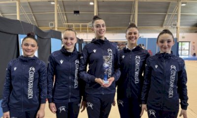 Ginnastica ritmica: le atlete cuneesi brillano ad Aosta