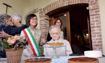 Cuneo e Boves hanno festeggiato i cento anni di Clara Aime