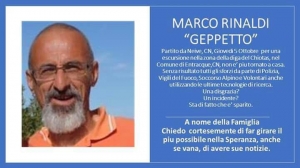 Ritrovato il corpo senza vita di Marco Rinaldi