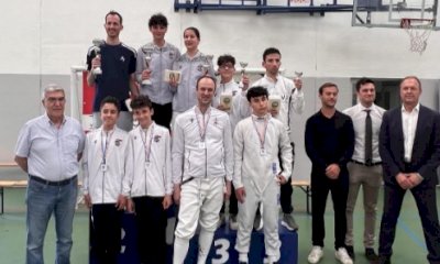 Cuneo Scherma Academy d'oro con un super Andrea Maino