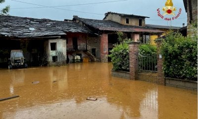 Gravi danni provocati dalla pioggia, cinquanta interventi dei Vigili del Fuoco