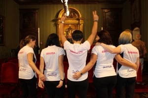 Una targa per la squadra di Pallapugno femminile 