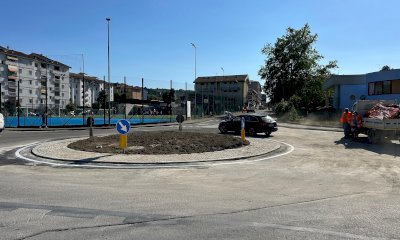 Alba, riapertura al traffico della rotatoria tra via Rio Misureto e via Verdi