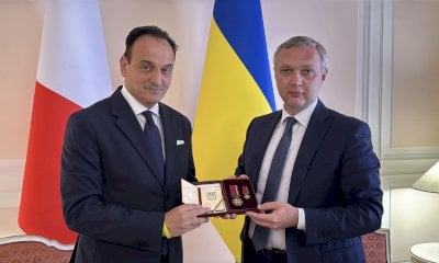 Cirio insignito dell’onore al merito dal premier Zelensky per il suo impegno in favore del popolo ucraino