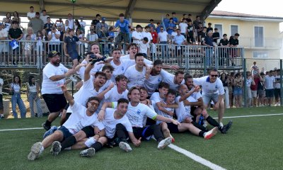 Calcio, playoff di Prima Categoria live: il Valle Varaita batte la Frugarolese 3-0 e vola in Promozione 