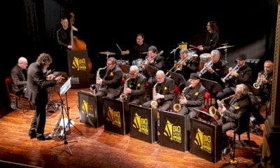Claudio Chiara e la Big Band Jazz al bar “20 20” di Caraglio per salutare Paola e Daniela