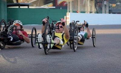 Handbike: Passo Cuneo, anche il presidente protagonista in gara