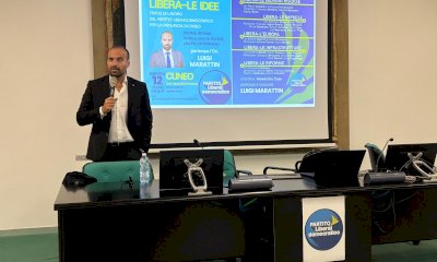 Buona partecipazione a Cuneo per l'incontro con Luigi Marattin