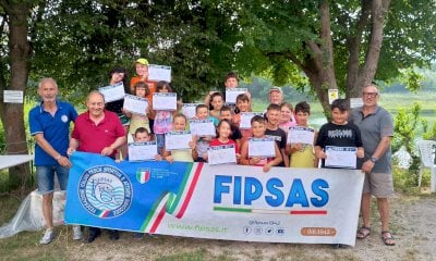 Clavesana: consegnati i diplomi Fipsas a trenta giovani pescatori 