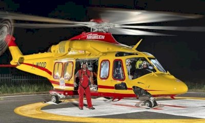 Inaugurata al volo notturno la nuova elisuperficie presso l'ospedale di Ceva