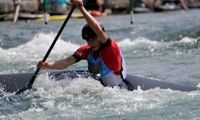 Canoa, Dennis Fina conquista l’oro all’ECA Junior Slalom Cup nella tappa Italiana