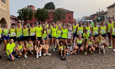 Atletica Saluzzo seconda tra le società più numerose alla Notturna di San Luigi di Villafalletto
