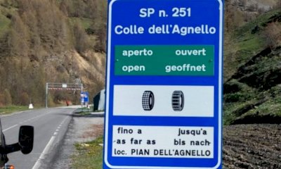 Dalle ore 17 di venerdì il Colle dell'Agnello sarà transitabile su entrambi i versanti