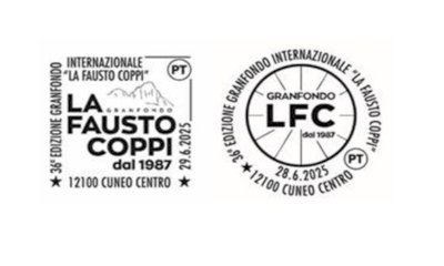 Uno speciale annullo filatelico per la trentaseiesima Fausto Coppi
