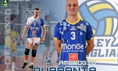 Volley Savigliano, arriva l'ultima conferma: si tratta di Ambrogio Quaranta
