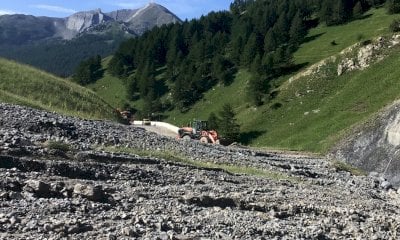 Sei diverse colate di fango e detriti sulla statale: resta chiuso il Colle della Maddalena