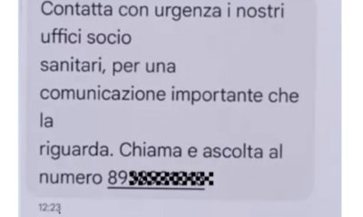 Falsi messaggi invitano a chiamare numeri ad alta tariffazione: la segnalazione dell'Asl CN2
