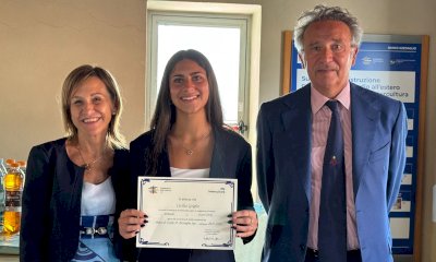La garessina Cecilia Griglio premiata con la Borsa di studio Intercultura di Banco Azzoaglio
