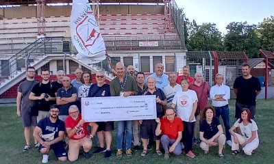 Dai Fedelissimi del Cuneo Calcio 2 mila euro per l'Abio