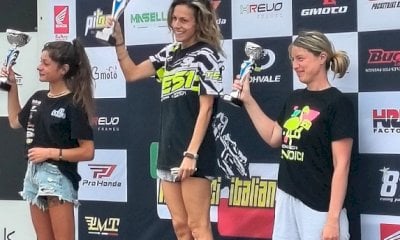 Motori, Francesca Cagna torna in pista e sale sul podio