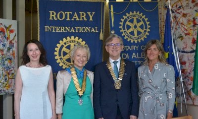 Il Rotary Club Alba ospita il governatore del Distretto 2032 e accoglie due nuove socie