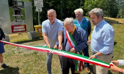 Casteldelfino inaugura l’area barbecue