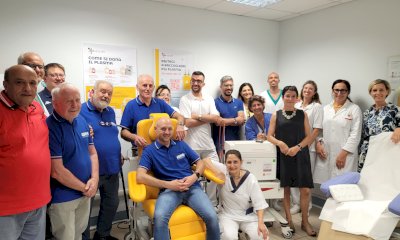 Savigliano, l'Avis dona una poltrona al Servizio Trasfusionale dell'ospedale cittadino 