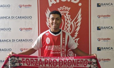 Calcio, Eccellenza: il giovane Naranjo Barrera per l'attacco della Pro Dronero