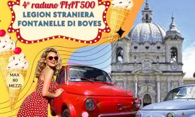 A Fontanelle di Boves tornano i raduni di Fiat 500 e Vespe