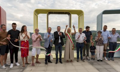 Santo Stefano Belbo, inaugurata a Camo la nuova terrazza panoramica