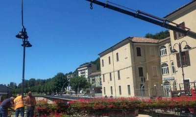Nuovo punto luce presso il ponte San Francesco di Ceva