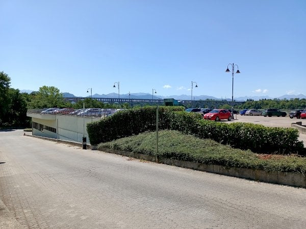 Il futuro accesso del parcheggio Campidoglio