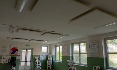 Lavori in vista dell'inizio dell'anno scolastico a Piasco