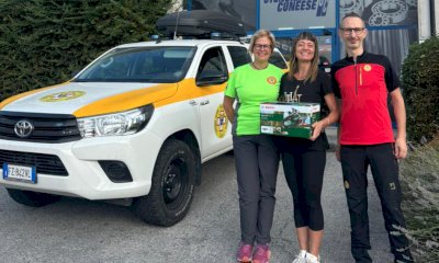 Dall'Utensileria Cuneese una motosega elettrica per il Soccorso Alpino