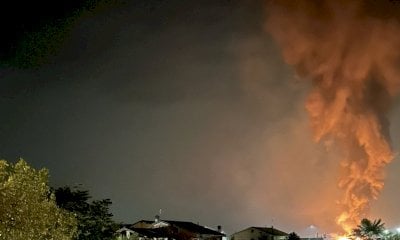 Scarnafigi, un vasto incendio in serata ha coinvolto la Biomonviso Fruit