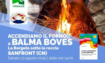 Sanfront, il 23 agosto ritorna l'appuntamento con l'accensione del forno di Balma Boves