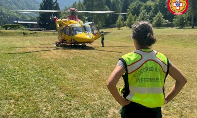 In shock anafilattico per le punture di insetti al Pian delle Gorre, recuperato dal Soccorso Alpino