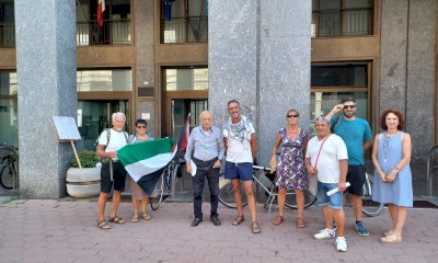Prosegue la mobilitazione di Sturlese per la causa palestinese: oggi il sit in davanti alla Provincia