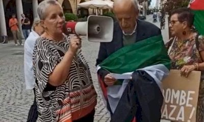 Anche la sindaca di Cuneo al presidio per la Palestina