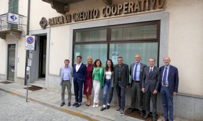 La Bcc Pianfei e Rocca de’ Baldi a fianco della comunità: inaugurata la filiale rinnovata di Chiusa Pesio